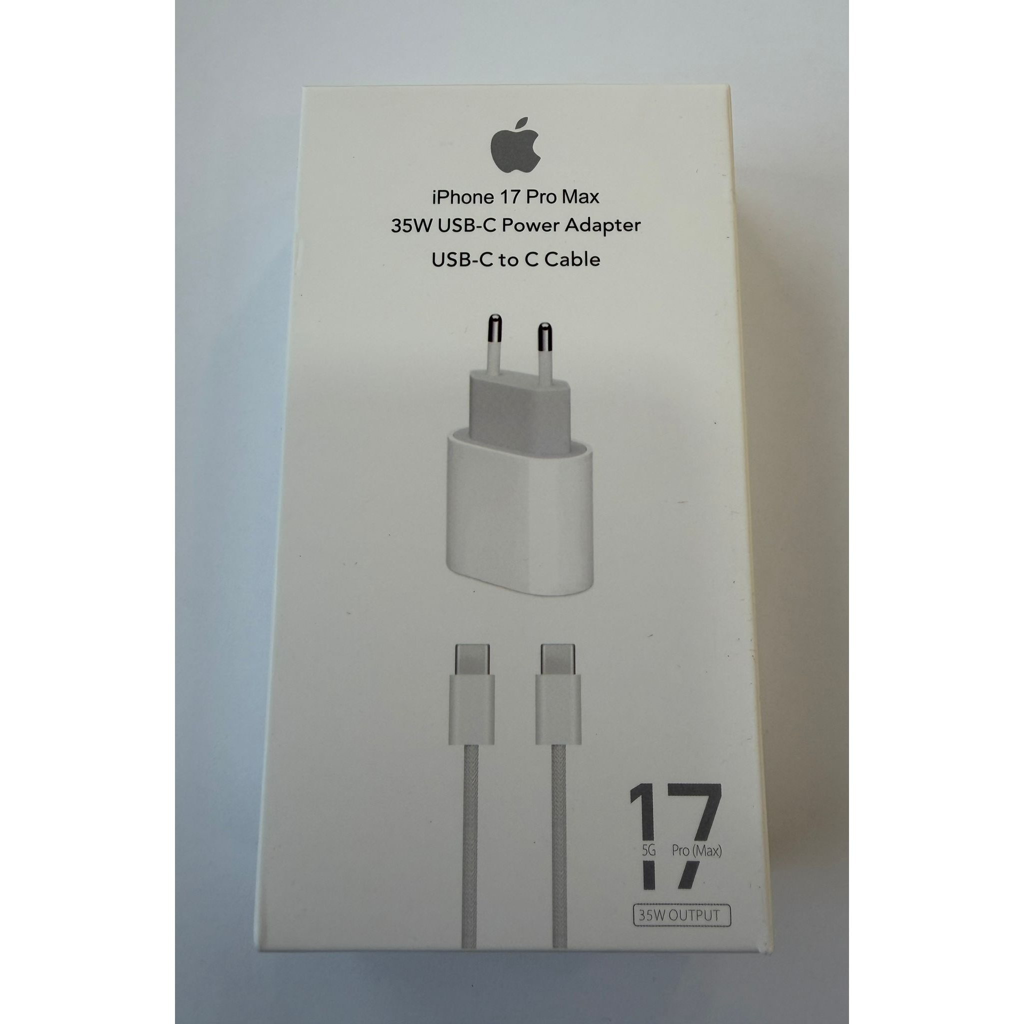 TEMU Cargador USB-C de 35W para iPhone 17 Pro Max, cable USB-