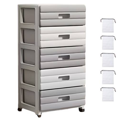 5 6 drawer plastic storage organizer durable polypropylene with sliding drawers minimalist suitable for clothes toys snacks books 70 5 83 5 cm tall easy to assemble for bedroom bathroom