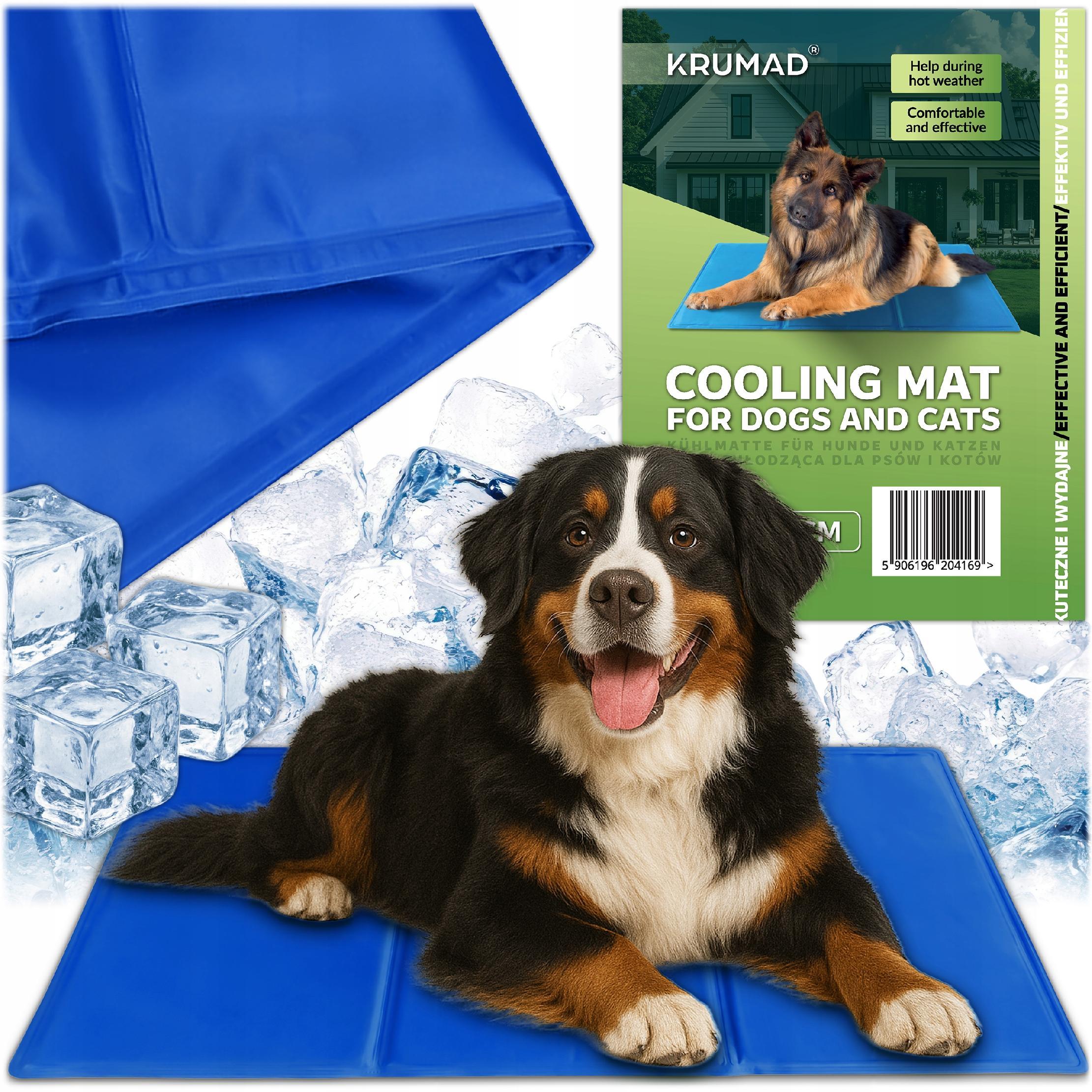 E-shop COOLING MAT XXL für Hunde 110X70 cm ohne wasserdicht gelb