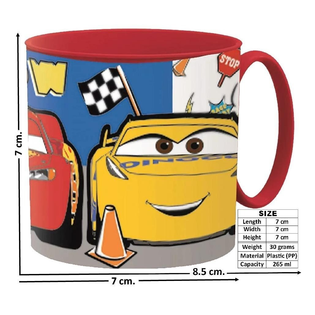 TEMU Character Micro Mug 265ml Drinking Re-usable Plastic