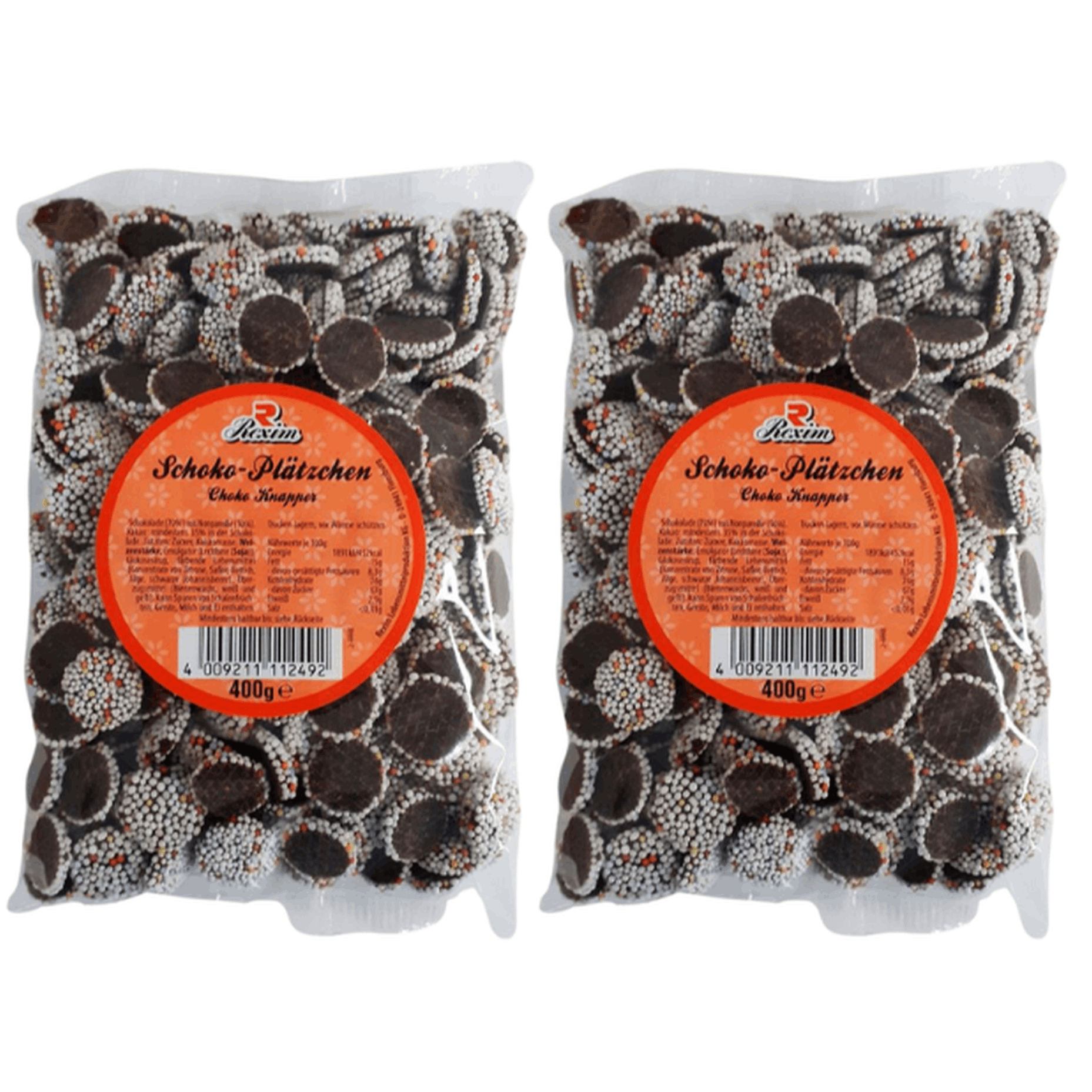 TEMU Rexim Chocolate 2pcs Set – 2 × 400 G | Chocolate Decorative Plates With | Baking Decorations For Cakes, Tarts & Desserts
