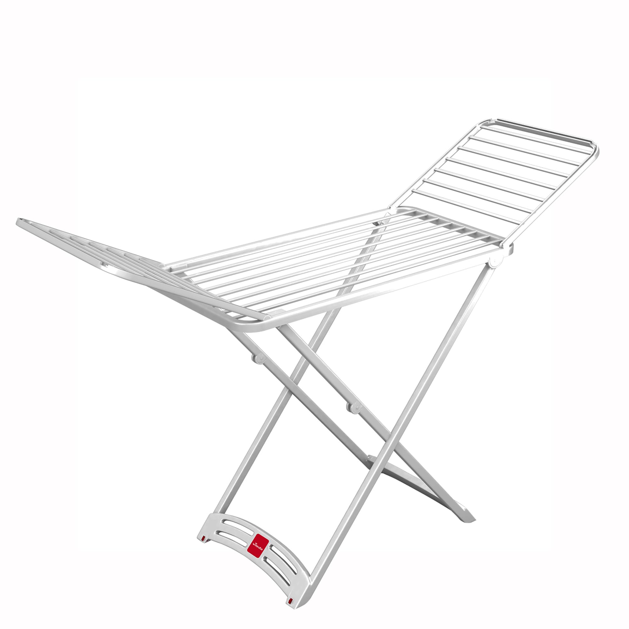 TEMU Vileda Solar Stendibiancheria a Cavalletto, in Resina, da Esterno con Ruote, 9.5 x 55 x 125.5 cm