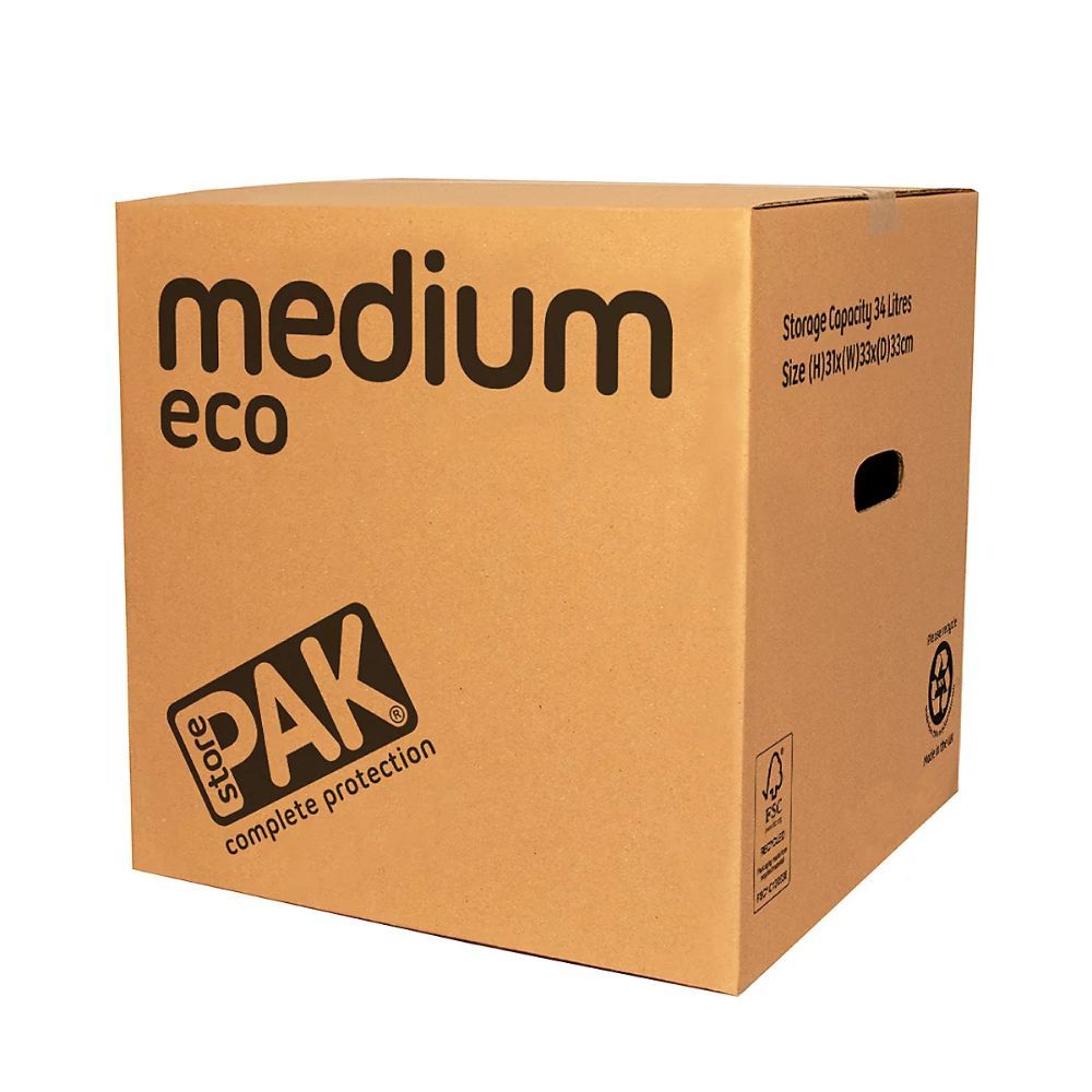 Medium Eco 33L Storage & Moving Box, Strong Reusable