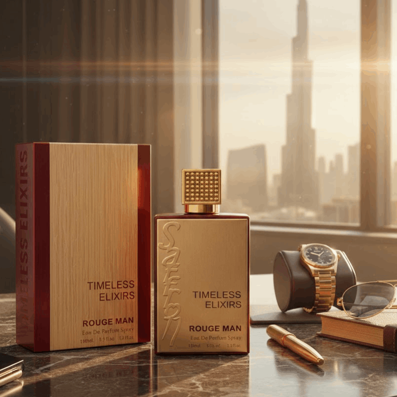 TEMU [luxury Arabian Inspired Gentlemen Perfume For Men] - Elixirs Rouge Man 100ml Edt Long-lasting Men's Fragrance To Women – Sophisticated And Long