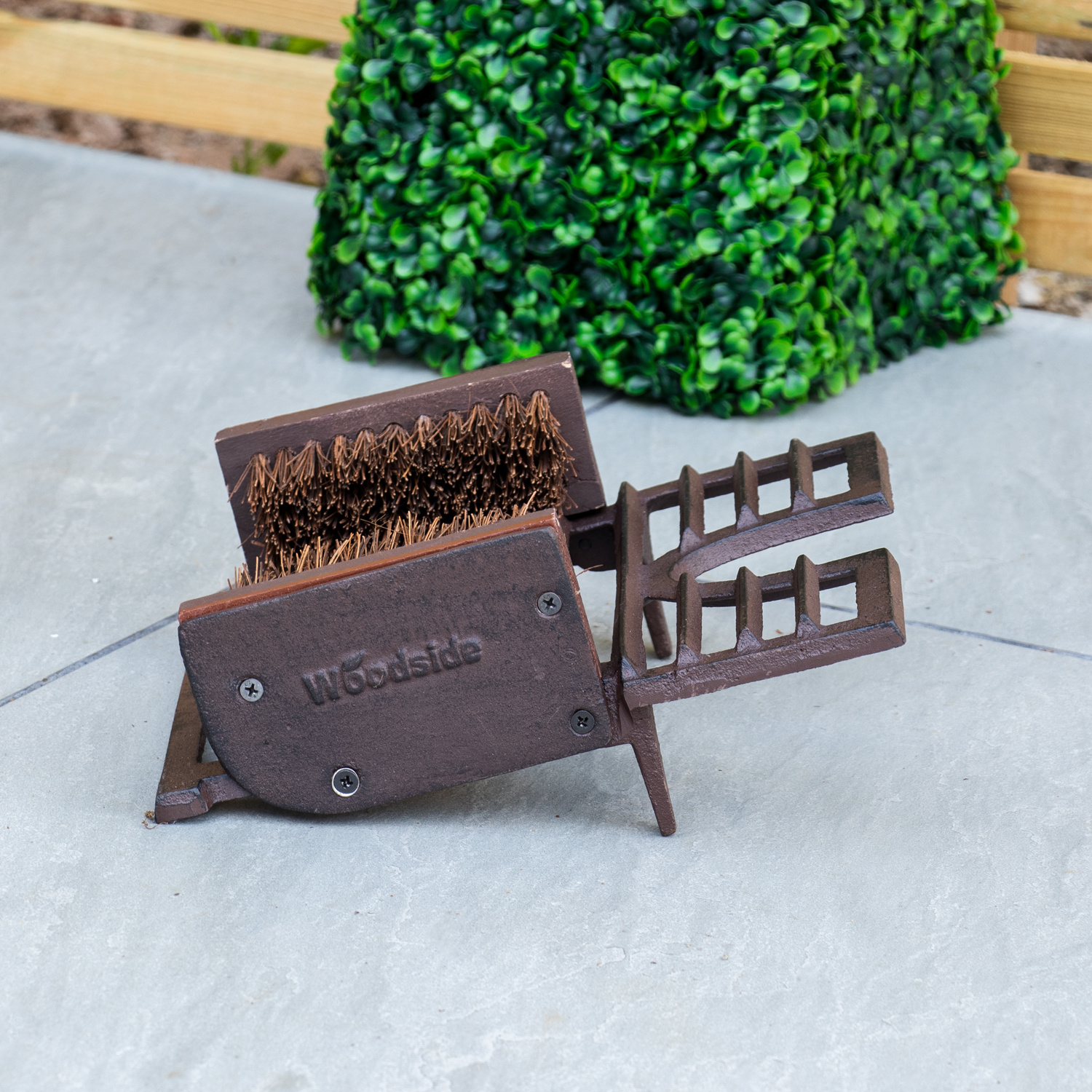 TEMU Woodside 3‑in‑1 Boot Brush, Jack & Scraper – All‑purpose Outdoor Footwear Cleaner & Remover Tool