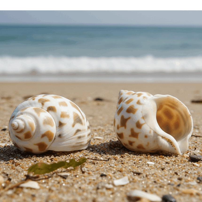 Decorative Shell "leopard Dot" – Natural Shell (4 Cm) For Maritime Flair