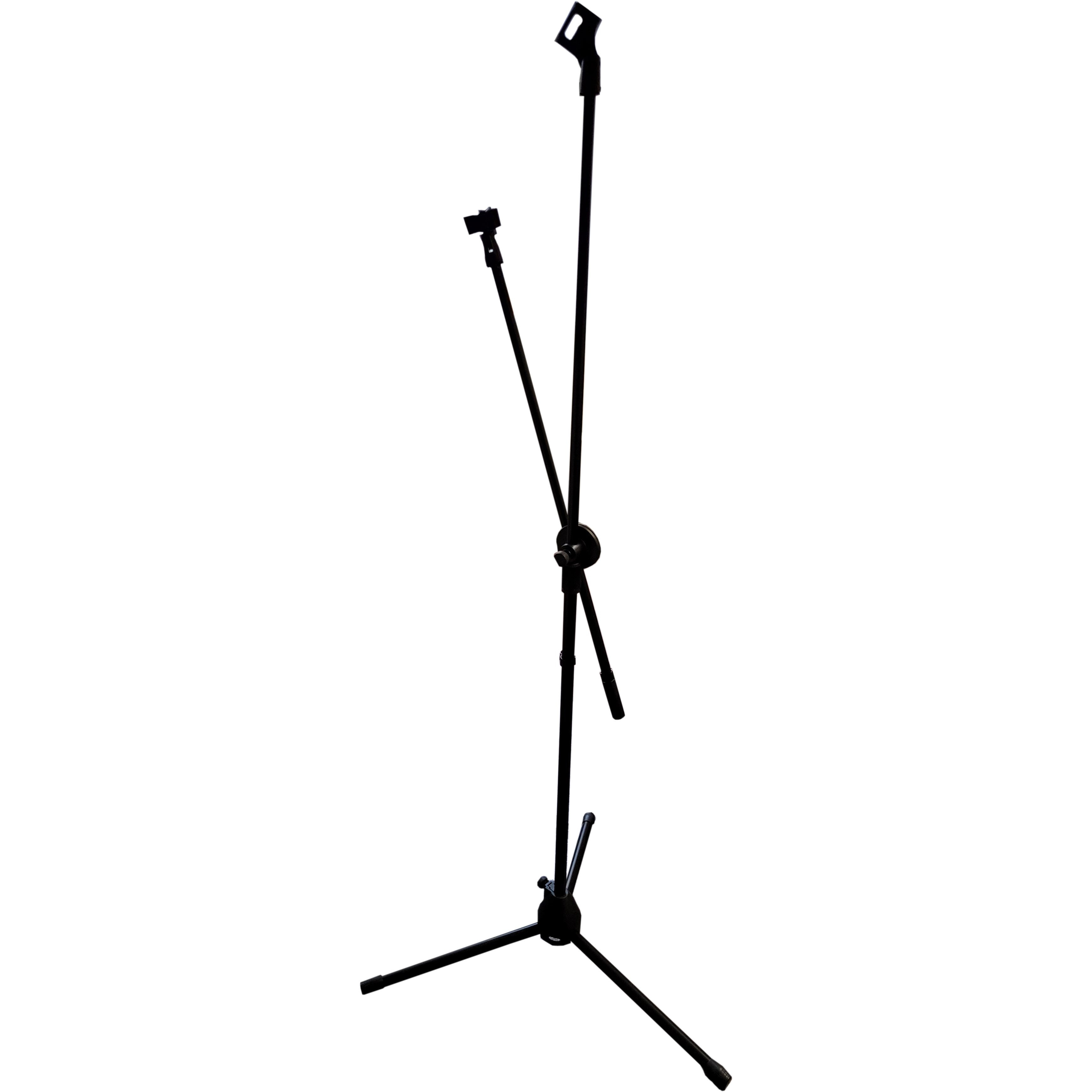 Image of Microphone Stands For 2 Microphones . Hook Clamp Universal Stand