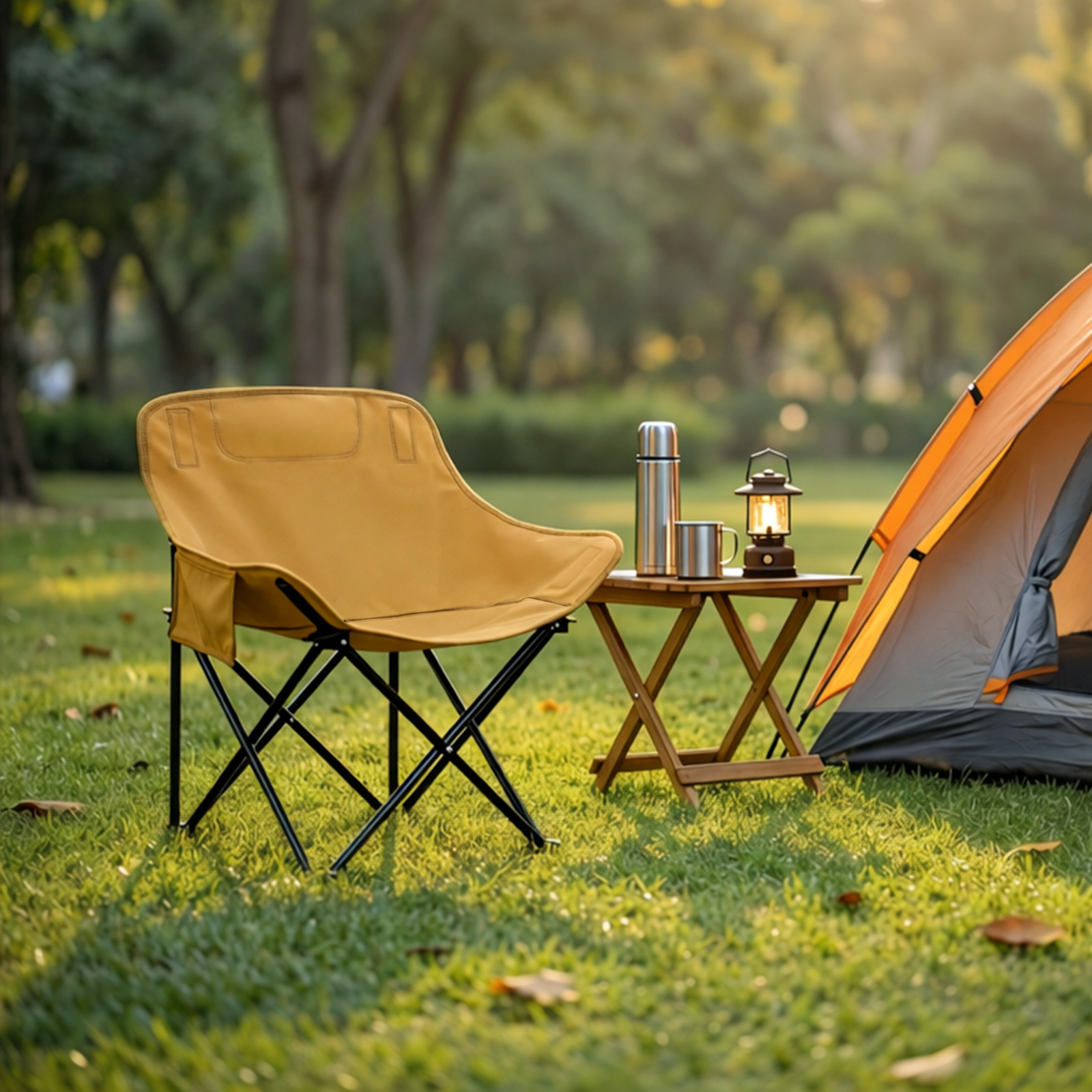 folding camping chair three position adjustable folding recliner 600d oxford cloth cushion thickened   portable patio lawn chair with storage bag suitable for outdoor camping beach picnics backyards and gardens details 9