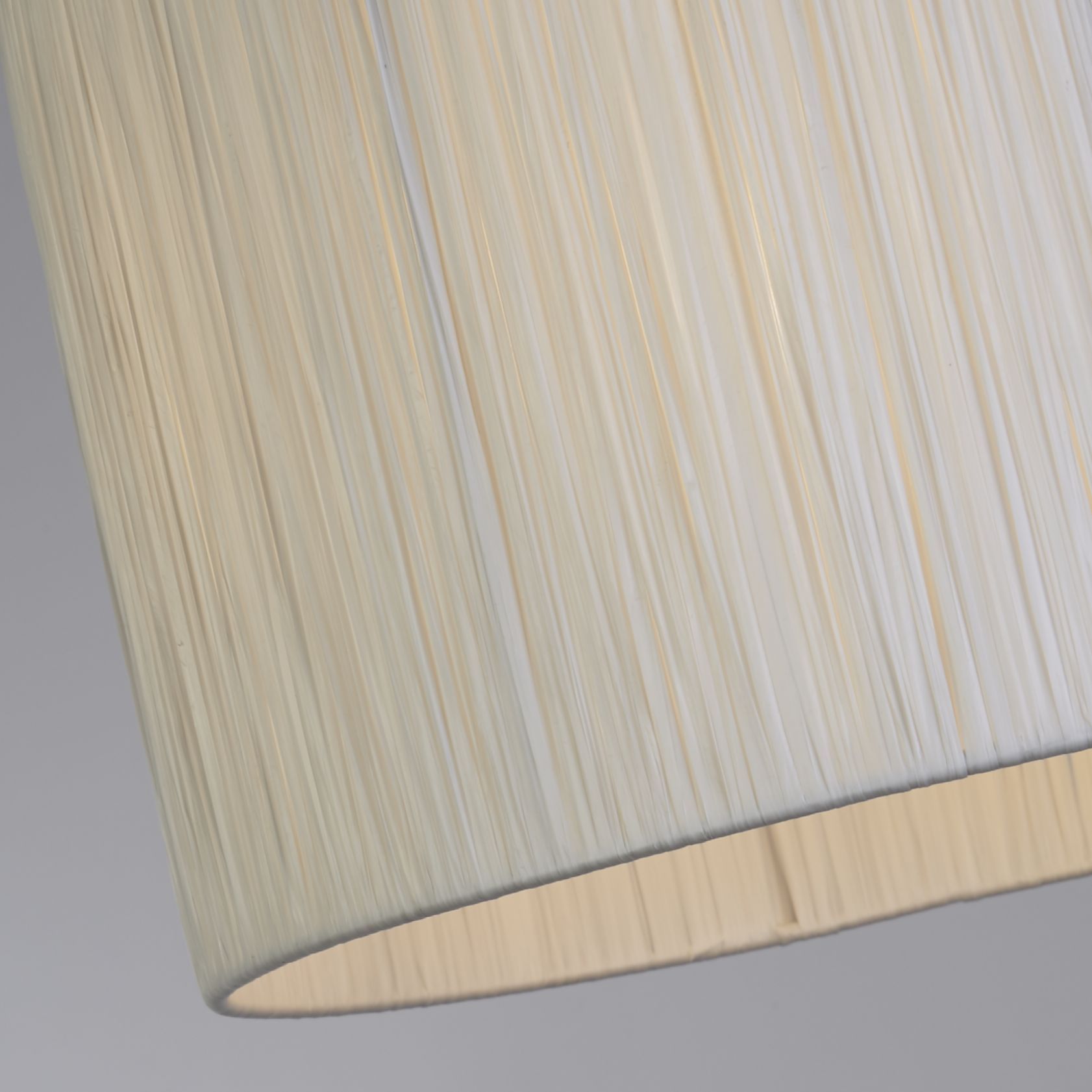 White Raffia Easy-Fit Shade 30Cm
