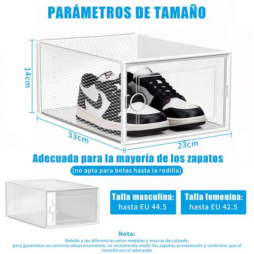 pacote organizador de sapatos , caixas de sapatos empilháveis brancas e transparentes com abertura frontal, anti-incidência e ventilação