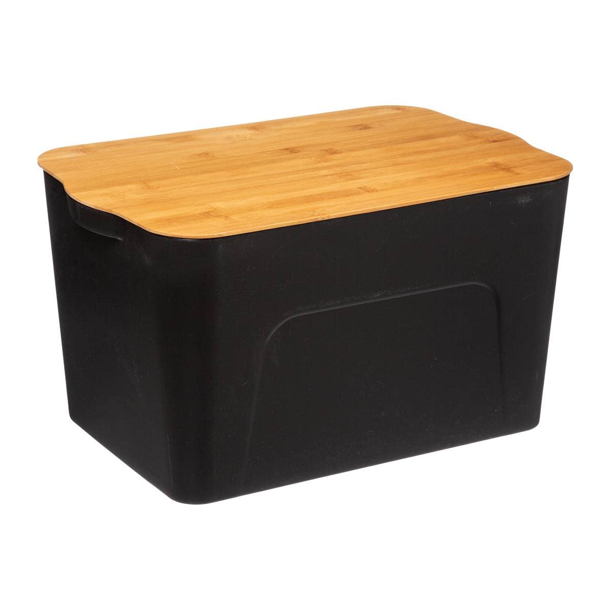 Image of Plastic Box Bamboo Lid 24l