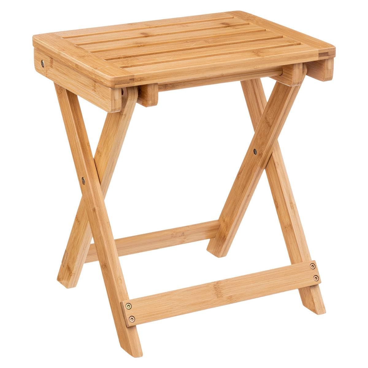 Folding Bamboo Stool