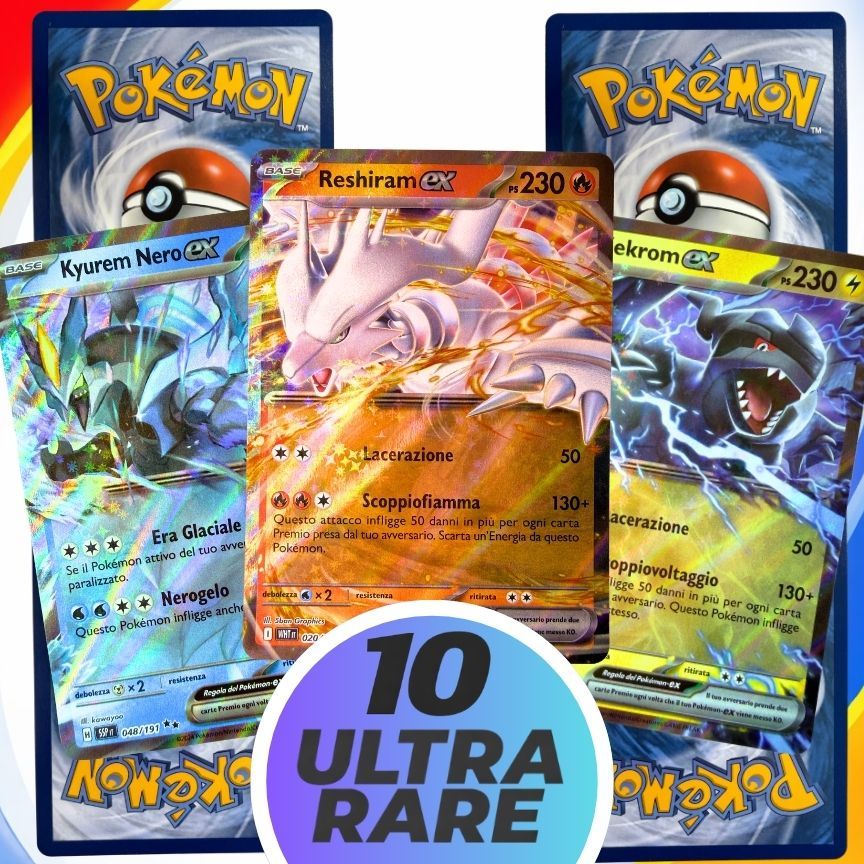 TEMU Carta Pok矇mon: Carte Lucide Casuali Ultra Rare in Confezione - Carta Pok矇mon in Italiana - Pok矇mon