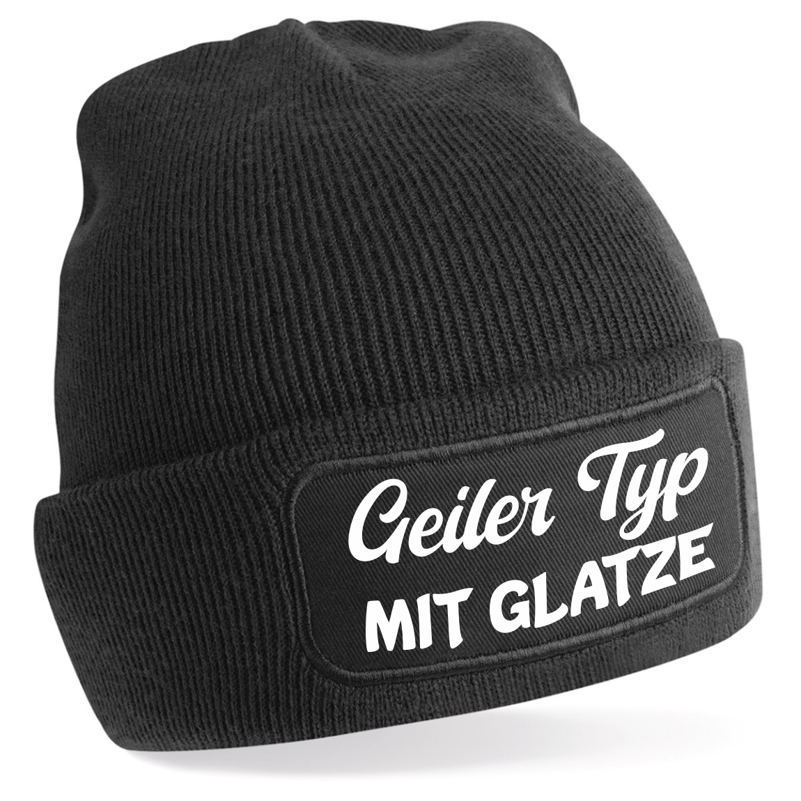 Image of Hat, Knit Cap, Winter Hat, Beanie, Hat With Slogan: Hot Guy With Bald Head Or Hot Guy With Belly Or Hot Guy With Beard