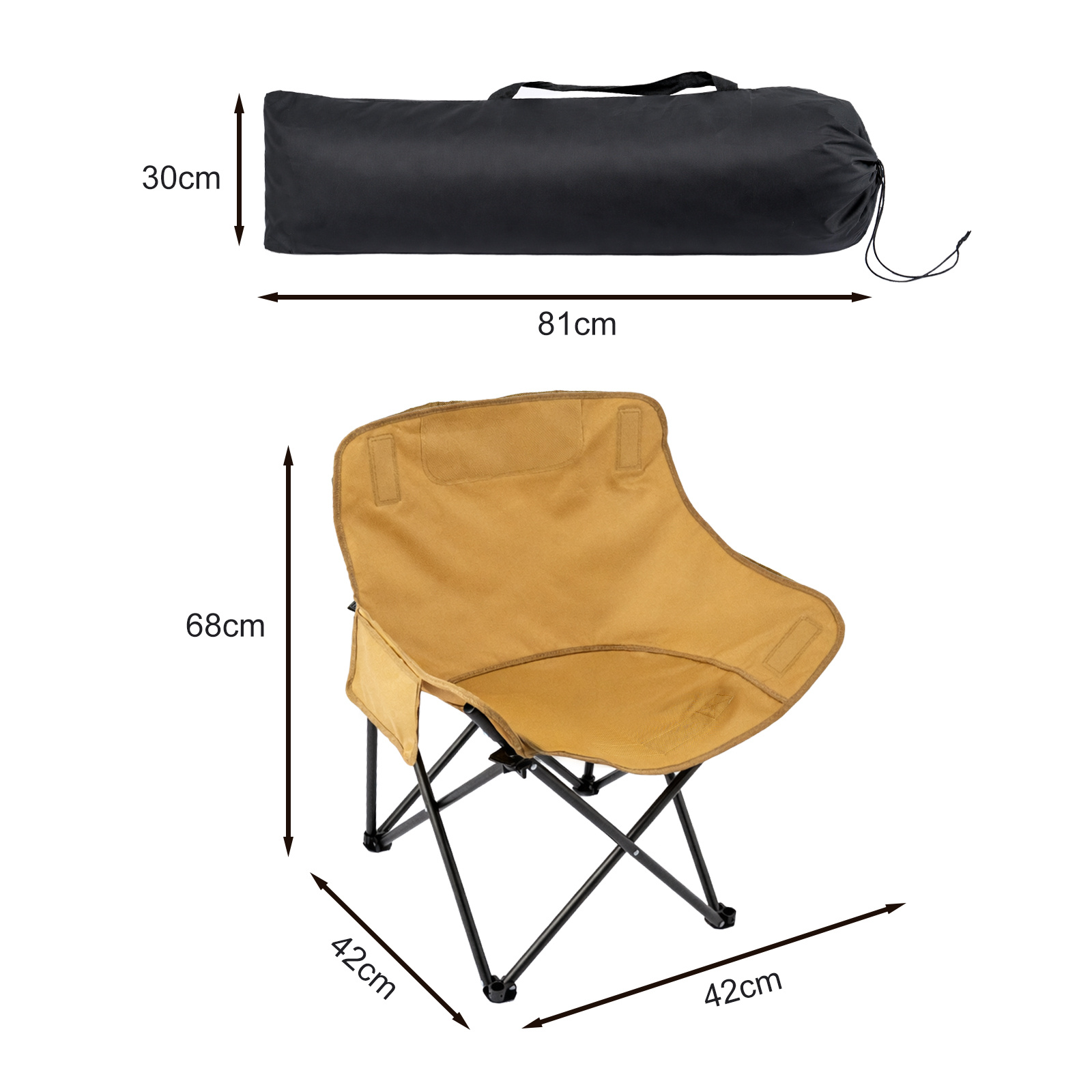 folding camping chair three position adjustable folding recliner 600d oxford cloth cushion thickened   portable patio lawn chair with storage bag suitable for outdoor camping beach picnics backyards and gardens details 8