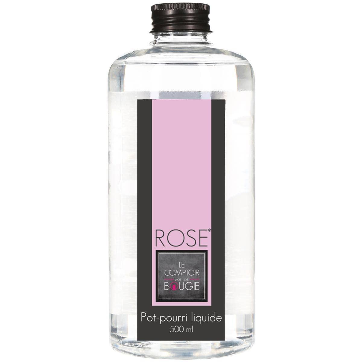 Temu Transparent Pot Pourri - Rose - 500Ml