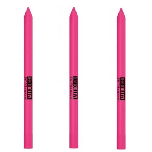 3pcs maybelline tattoo eyeliner gel 302