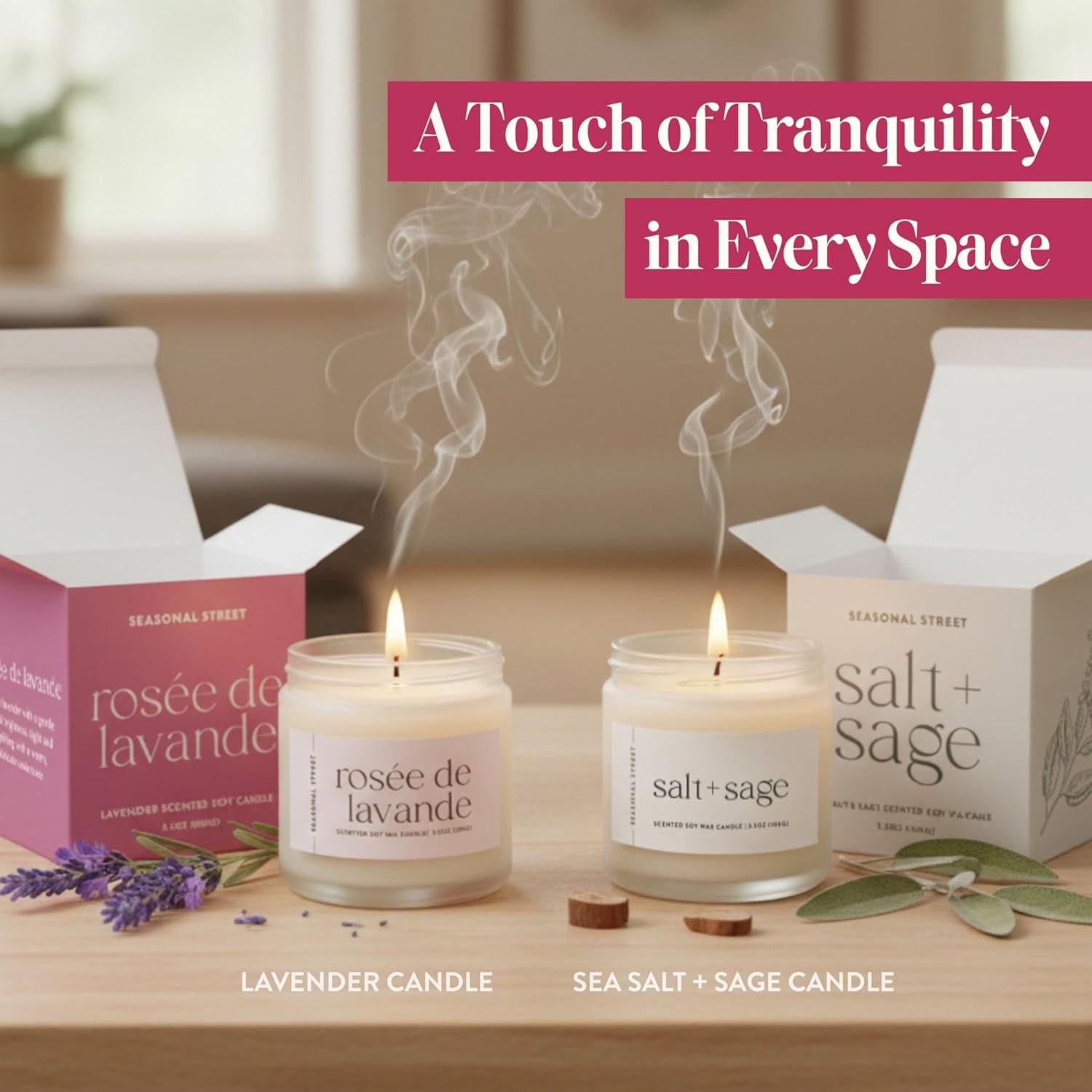 mothers day gift for her birthday   gifts for women with scented candle pink socks hot chocolate sachet best   card self   gifts for mum hot chocolate gift set details 6