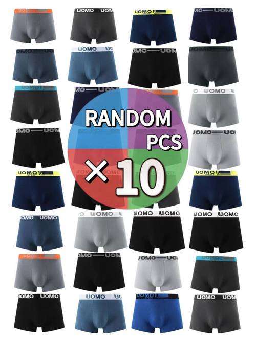 lot de 10 boxers homme en couleurs – pack économique, et ceintures aléatoires | sous-vêtements , respirants et élastiques, coupe moderne