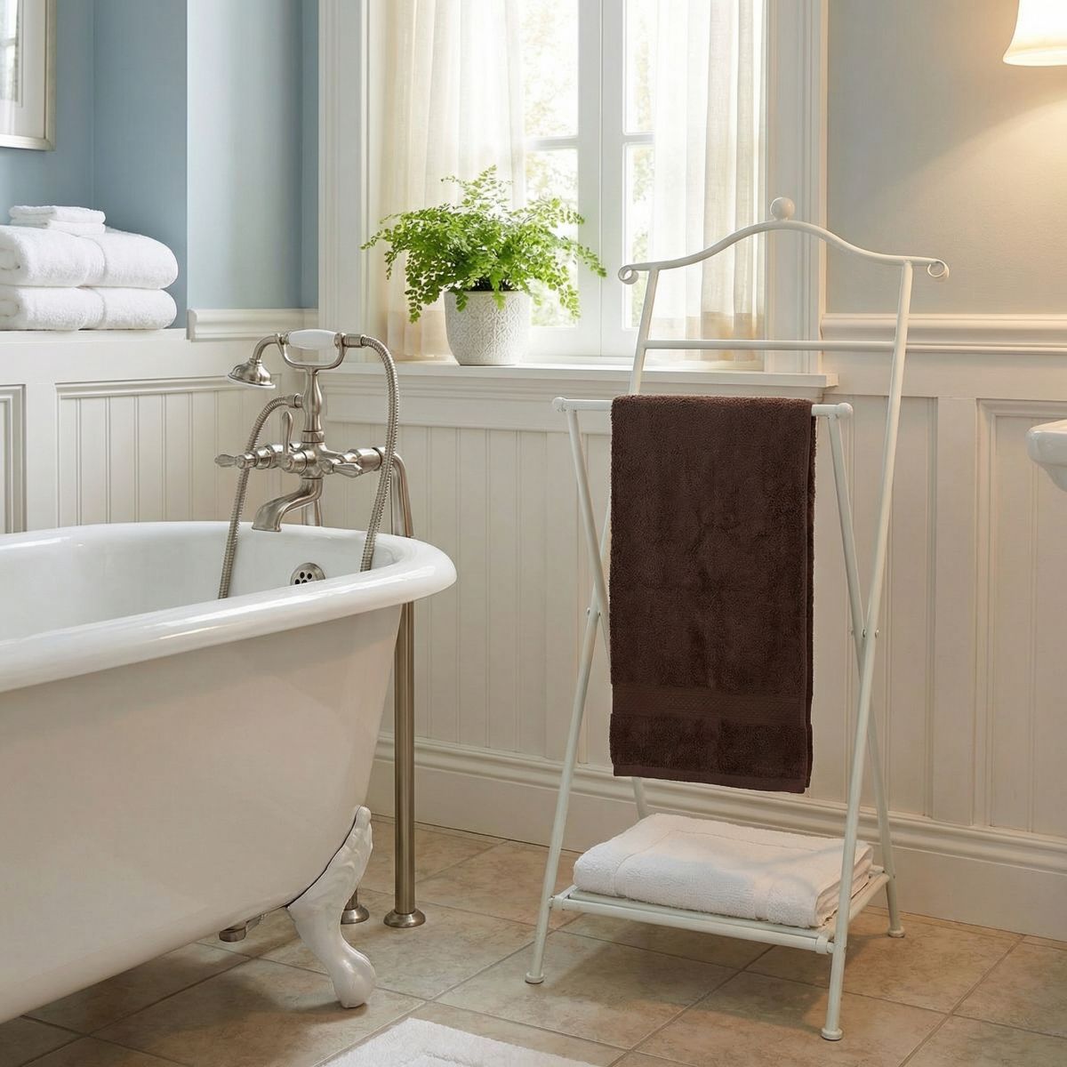 Freestanding Towel Holder - Coat Rack - Butler Stand