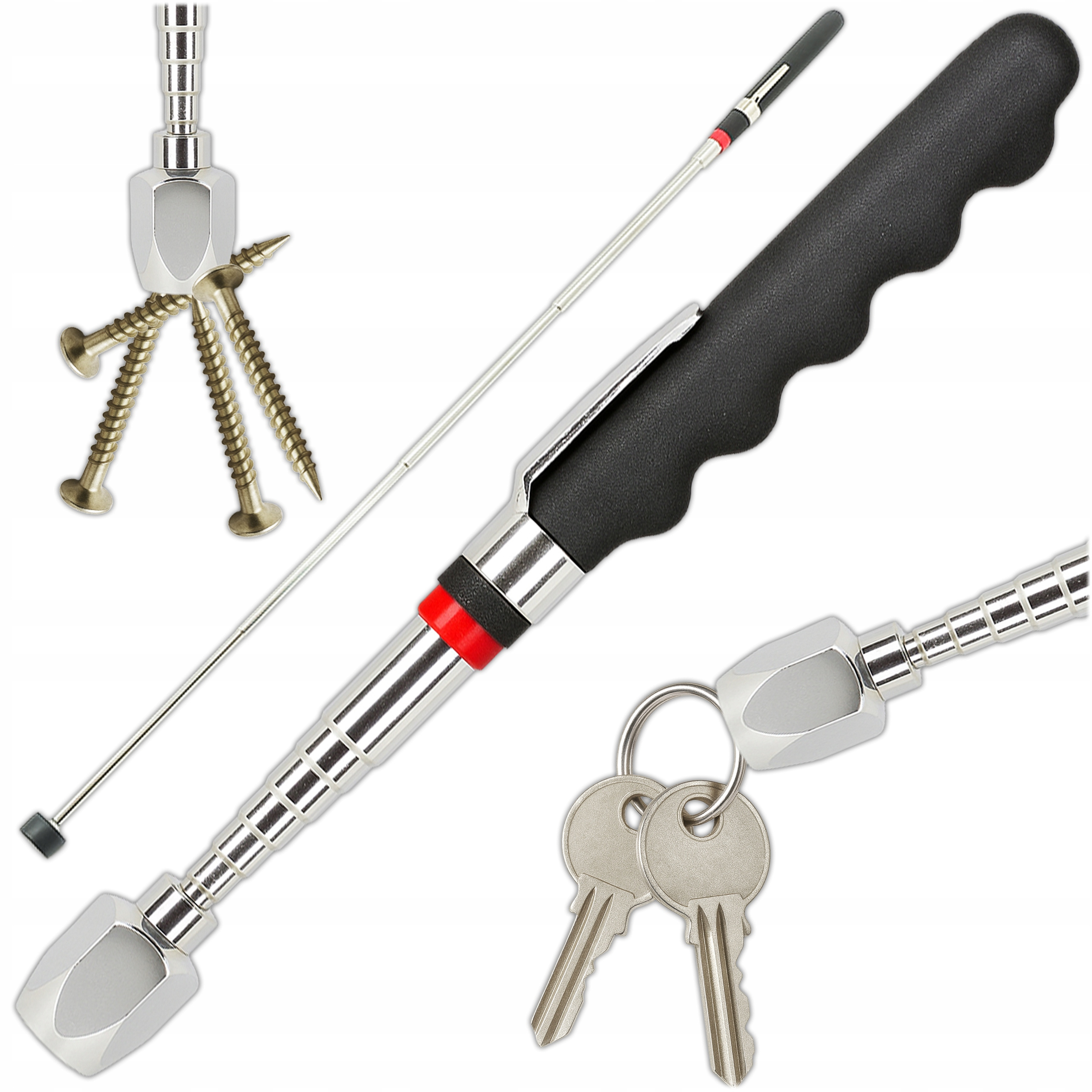 E-shop Teleskopischer magnetischer Metall-Greifer 77,5 cm