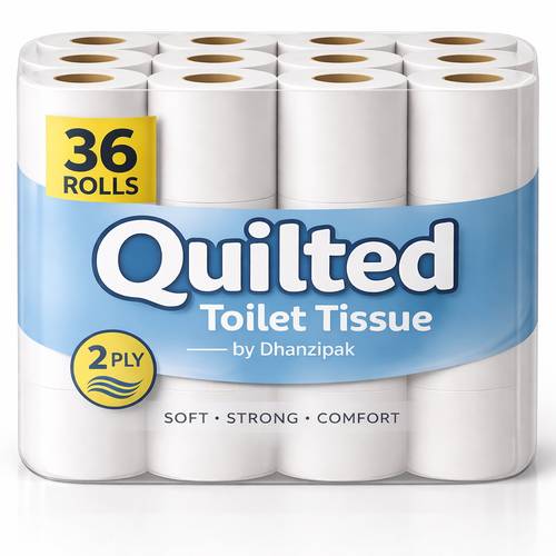 bulk toilet rolls 36 pack 2 ply soft strong white bathroom tissue long lasting for businesses strong toilet paper