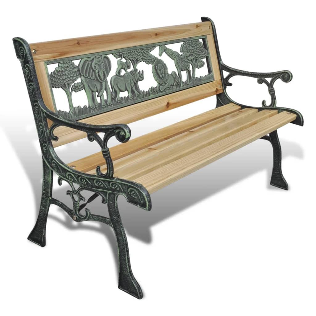 Vidaxl Bench 84 Cm Seat Garden Furniture Wooden Bench Park Bench