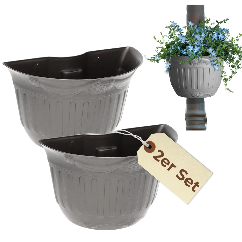 TEMU Of Flower Pot For Downspout Wall Pot Downpipe Flower Pot Wall Flower Pot Downspout Planter Roof Gutter Downpipe Planter Hanging Pot Downspout