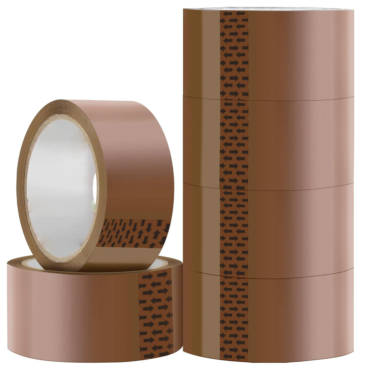 parcel tape 6 rolls packing tape   strong heavy duty brown tape 48mm x 66m ideal for packaging moving boxes