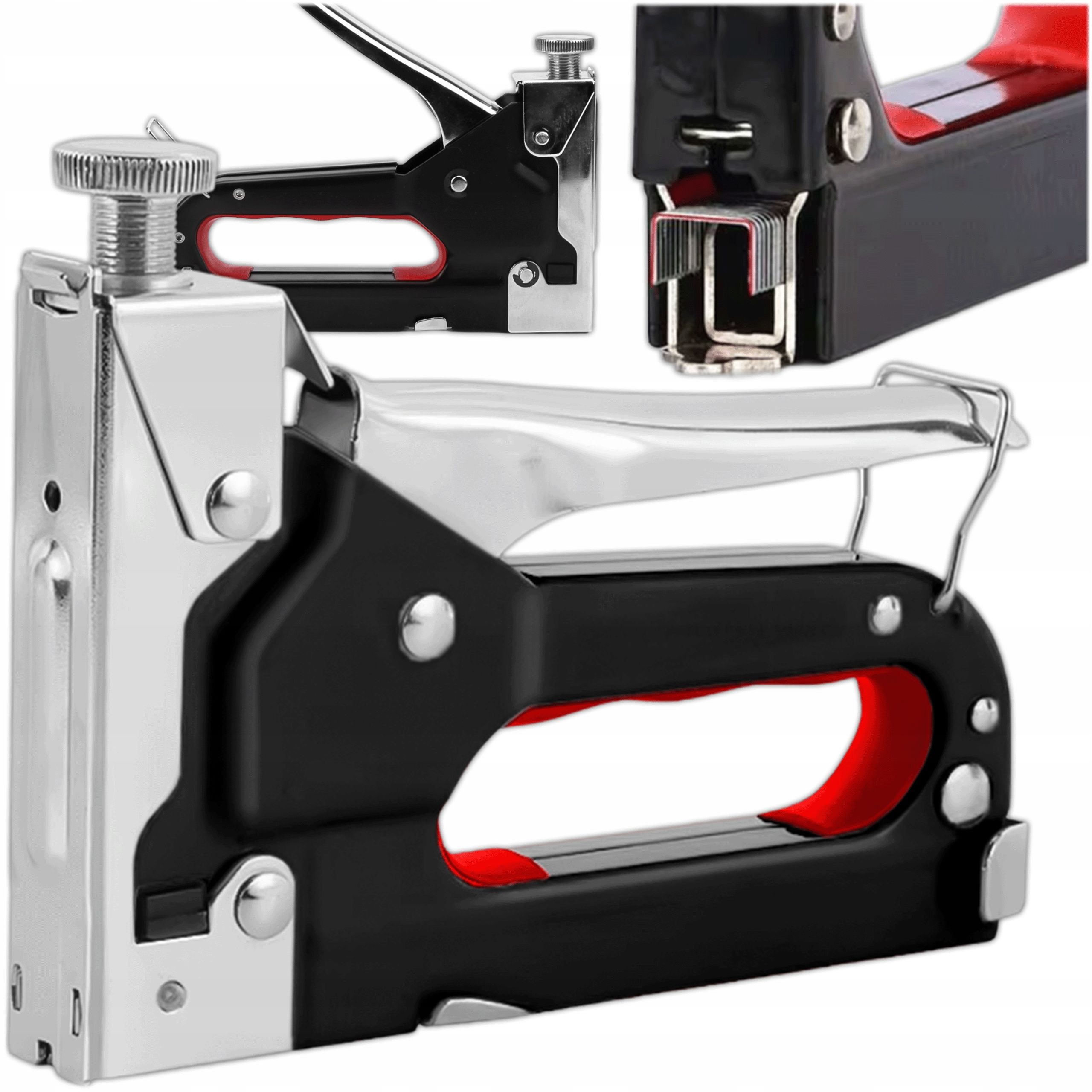 Professional Upholstery Stapler – A3 Steel, Force Regulation, Compact, Compatible With 3 Types Of