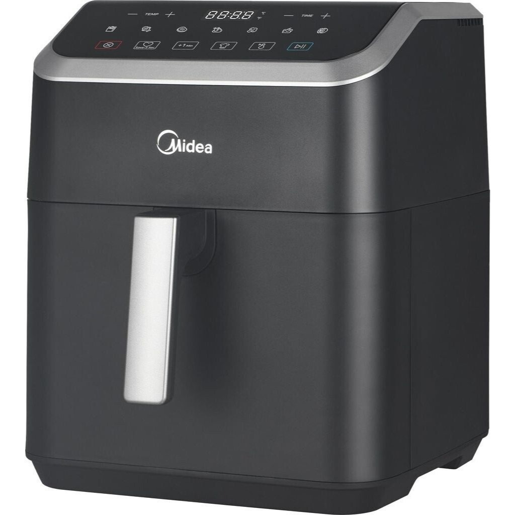 Midea 5l Hot Air Fryer (1600w) – Xxl Air Fryer With Digital Display, Oil-free Cooking & 8 Programs – Healthy Frying – Model Mad55000adk