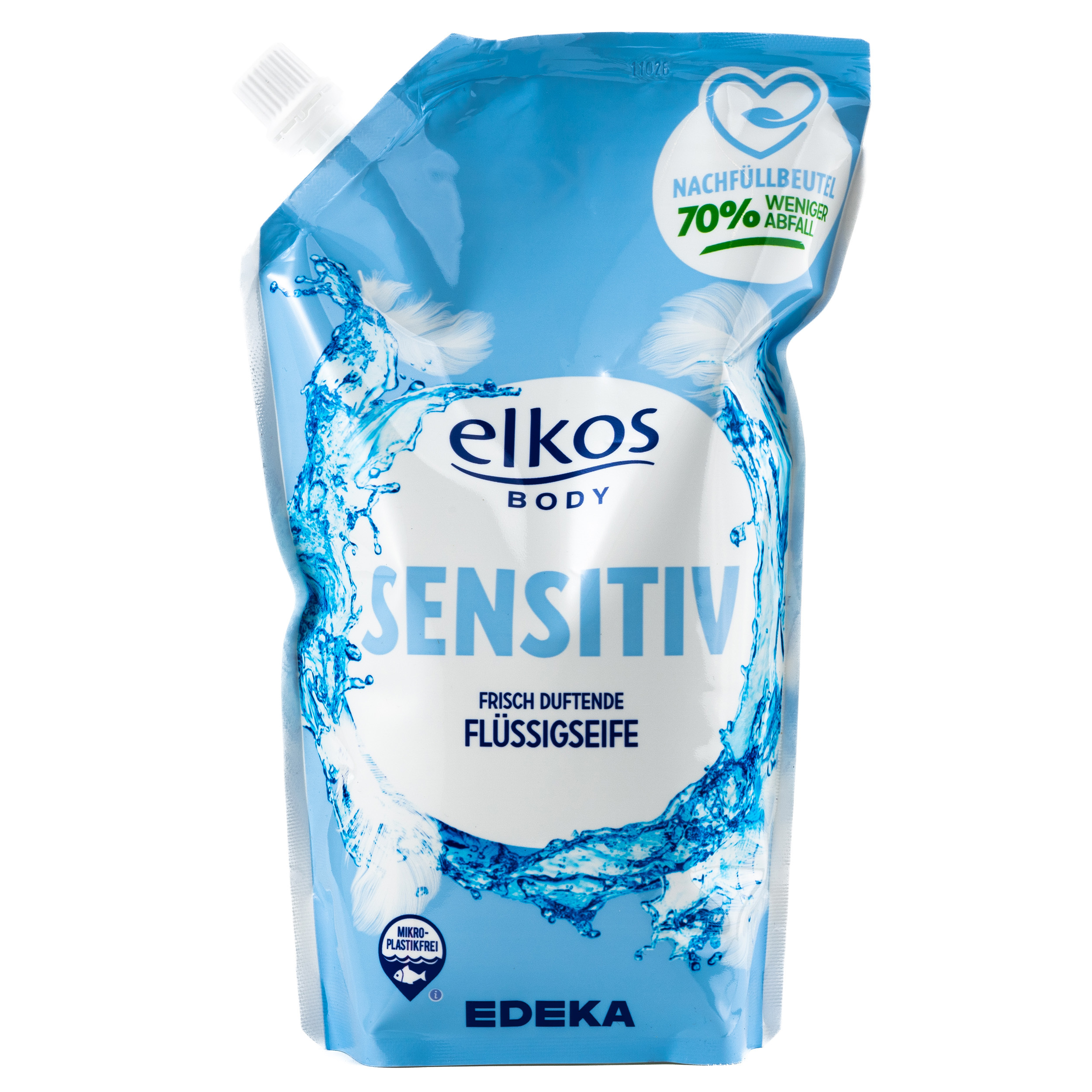 Elkos Body Fresh Scented Liquid Soap Refill Bag 1l