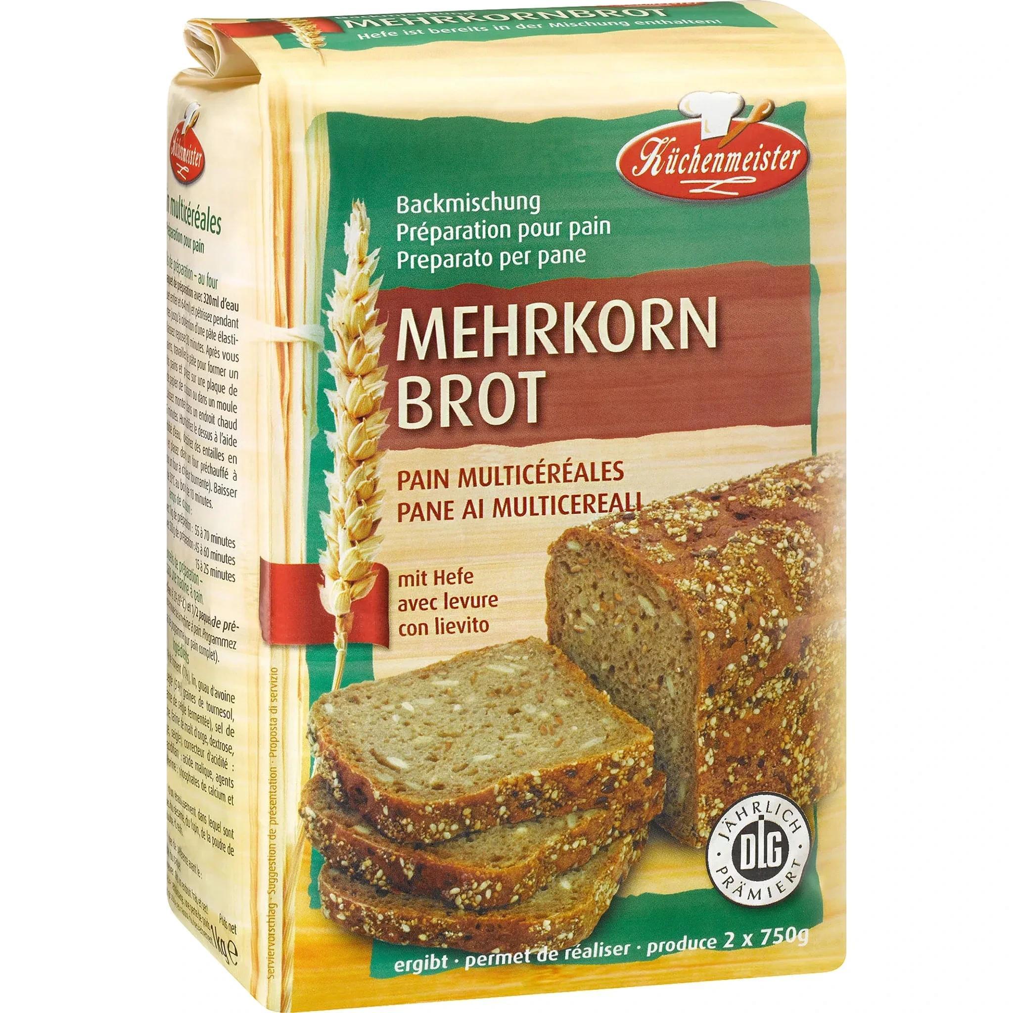 Küchenmeister Multi-grain Bread Mix With Yeast, 1kg