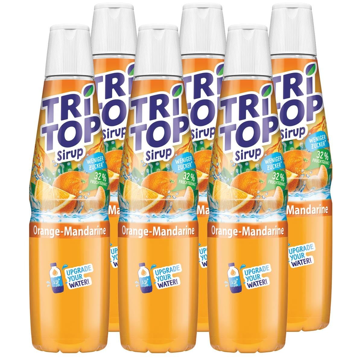 Tri Top Drink Syrup Orange 6 X 600ml