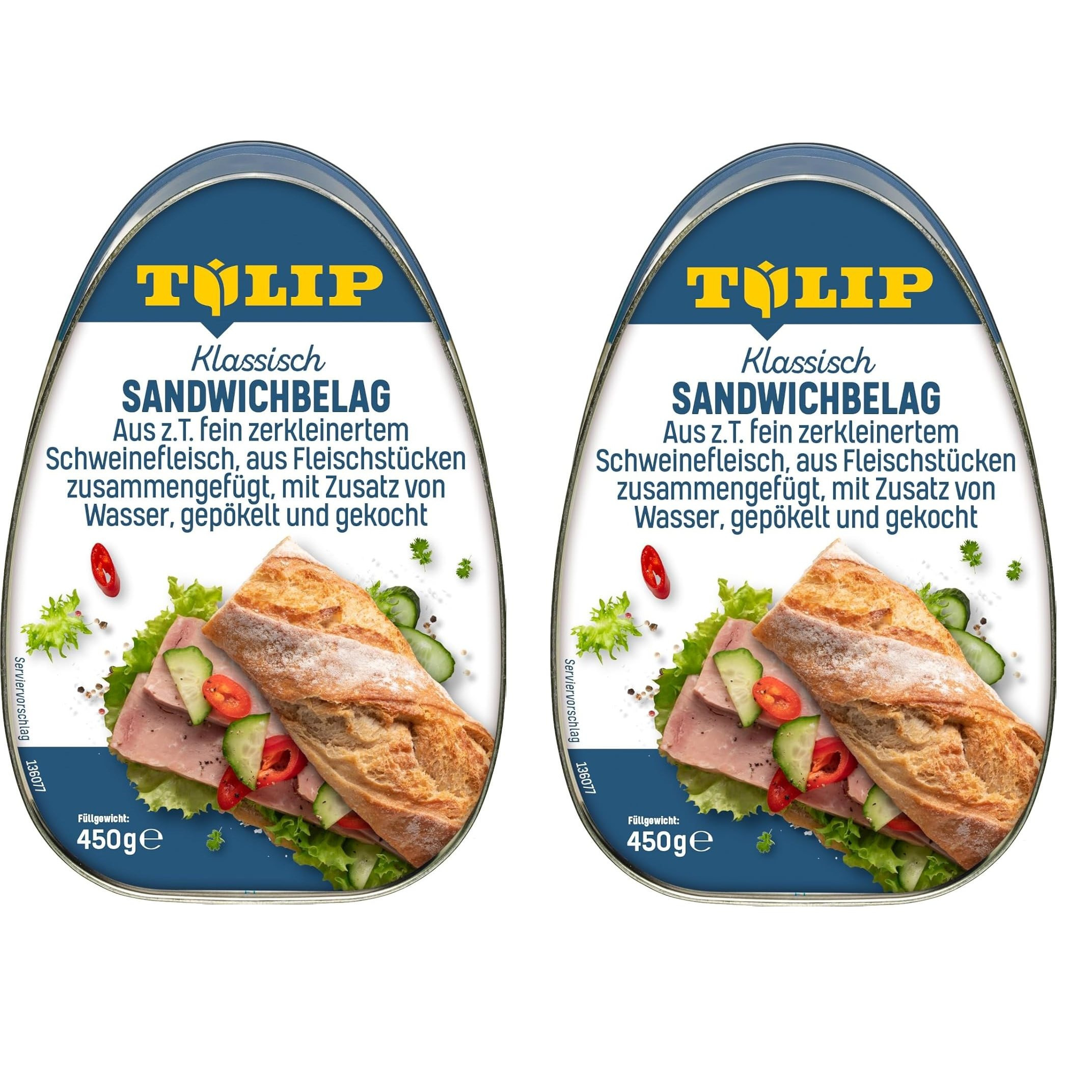 Tulip Sandwich Spread, 2 X 450g Cans