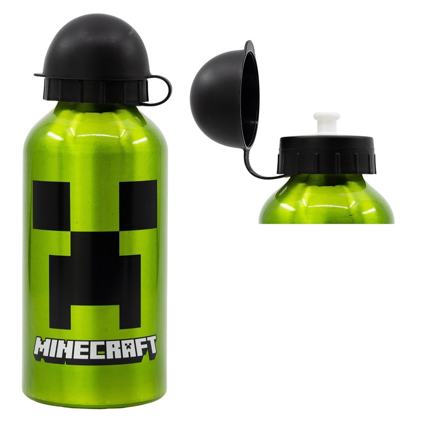 Aluminum Water Bottle 400 Ml With Protective Cap