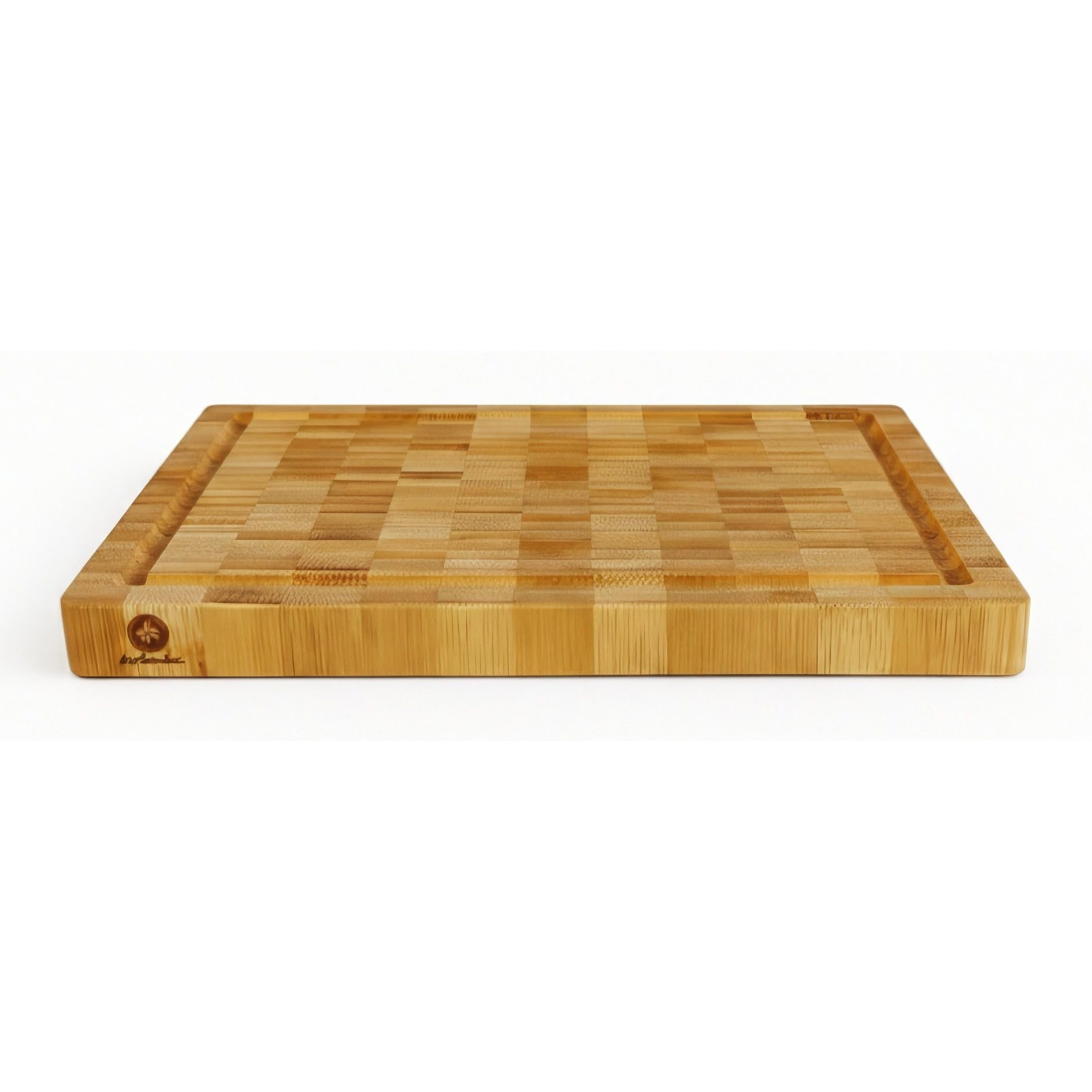 Deluxe Board S, Cutting Board In Dark Wood Look, Made Of Solid Bamboo, High-quality , 25 X 18 Cm, 0.8 Kg