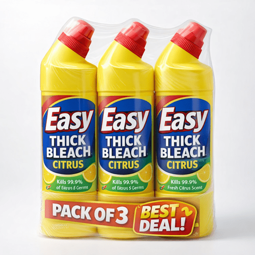 easy thick bleach citrus 750ml pack of 3 to 12