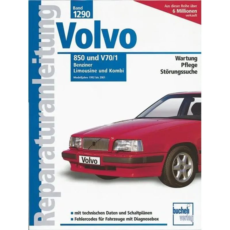 Image of 850 And V70/1 - Paperback - 1992 To 2001 - Gunnar Beer - Repair Manuals - 176 Pages - German - 2011 - Bucheli Verlags Ag - Ean 9783716820995