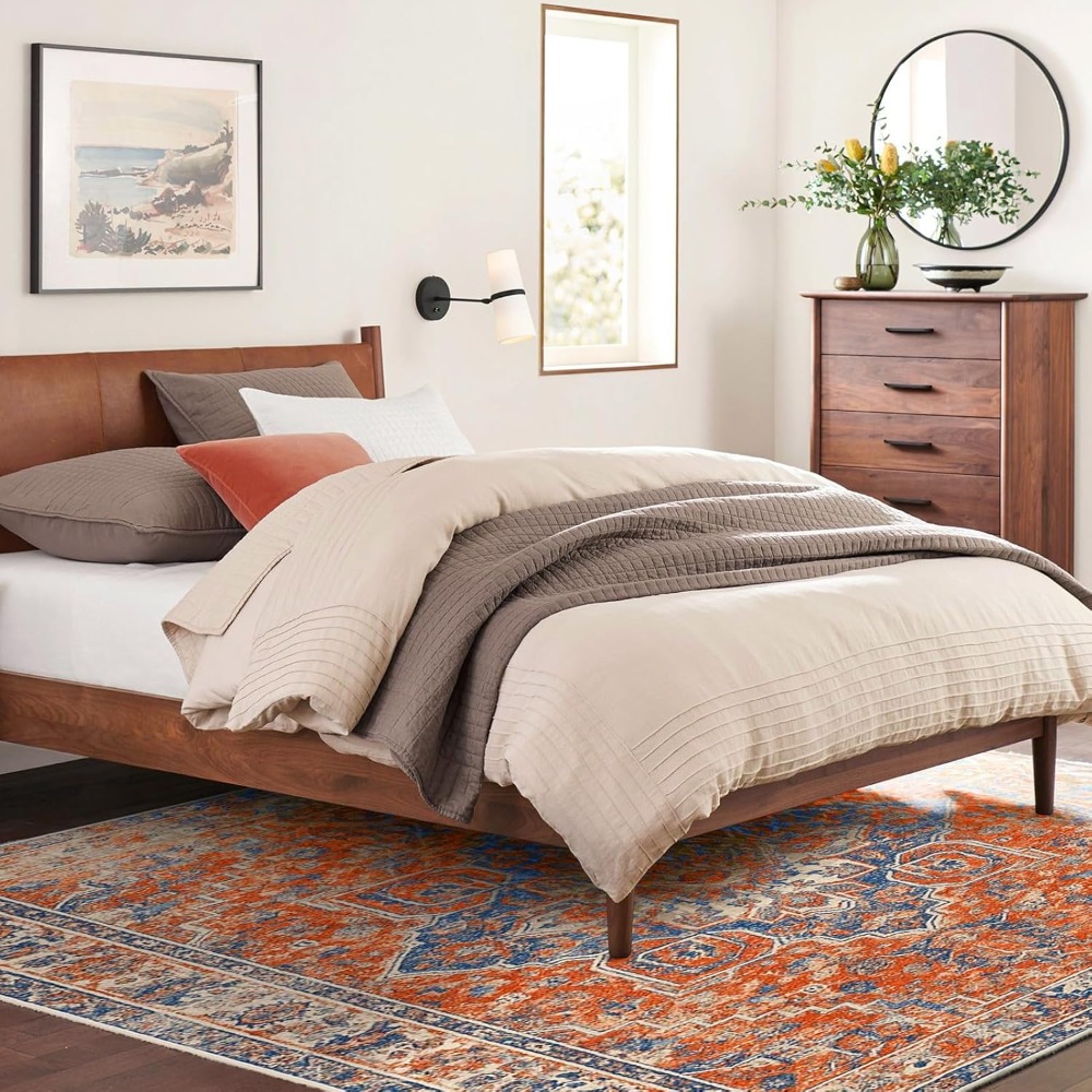 vintage carpet with anti slip backing suitable for use in living rooms bedrooms and dining rooms pet friendly carpet enriching home decor details 15