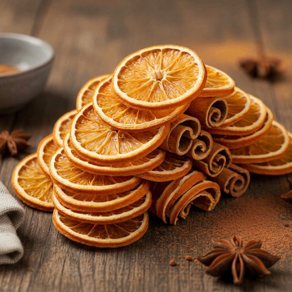 Image of Dried Orange Slices – 50 Pieces, Natural