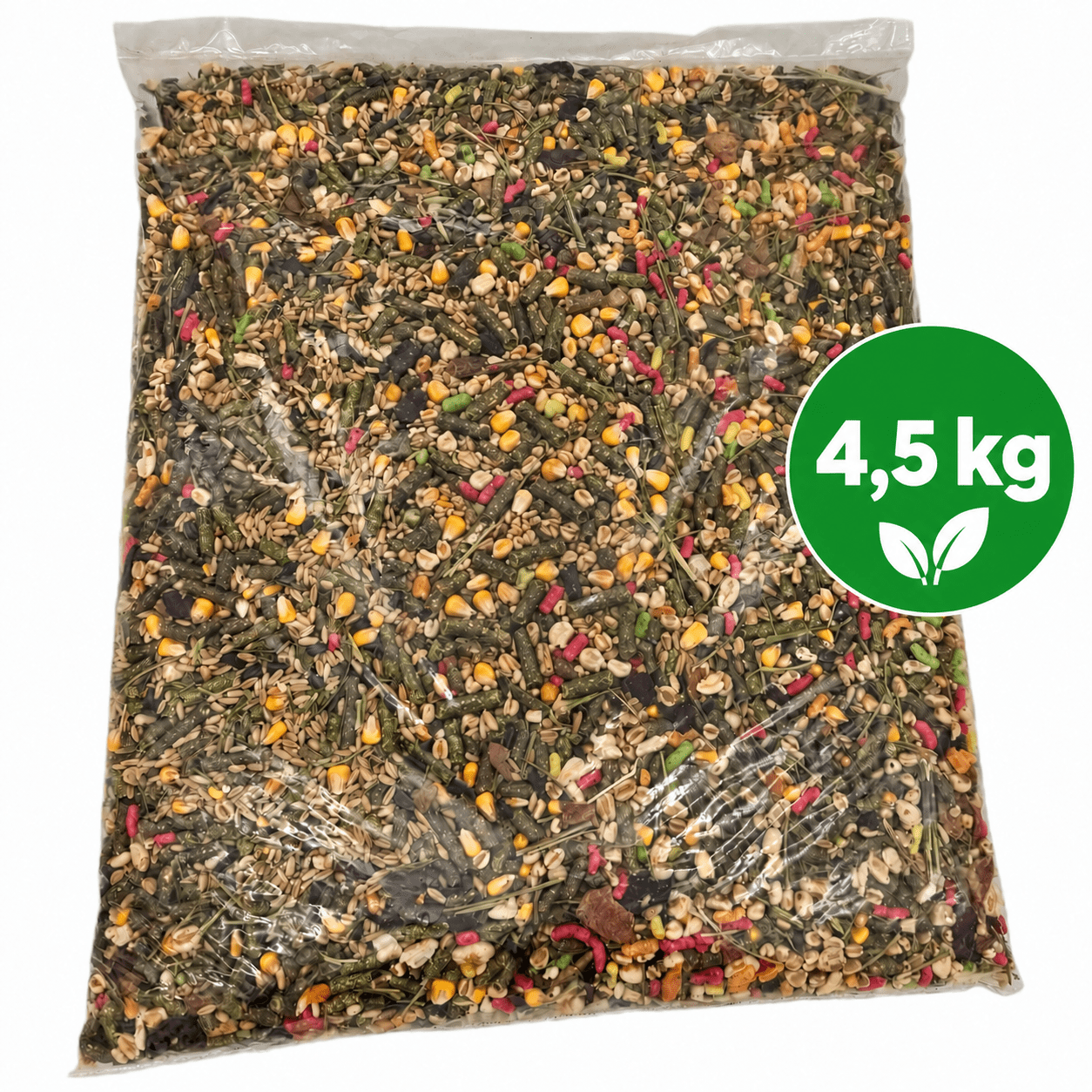 Image of Rabbit Food 4.5 Kg – Basic Rabbits, Guinea Pigs, Hamsters & Other Rodents – Supplementary Feed For Daily Feeding – Large Storage Pack