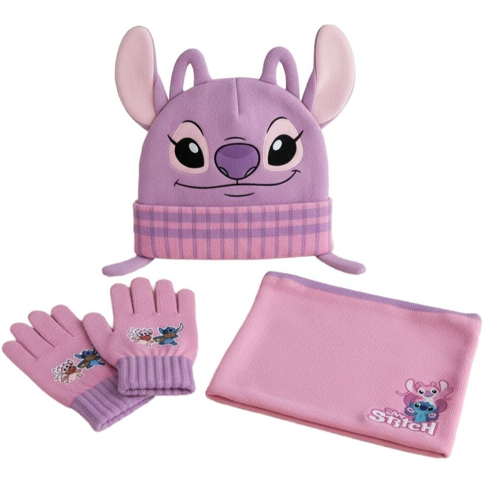 TEMU Ensemble 3 pièces Chapeau, Écharpe et Gants pour Enfants, Taille Unique