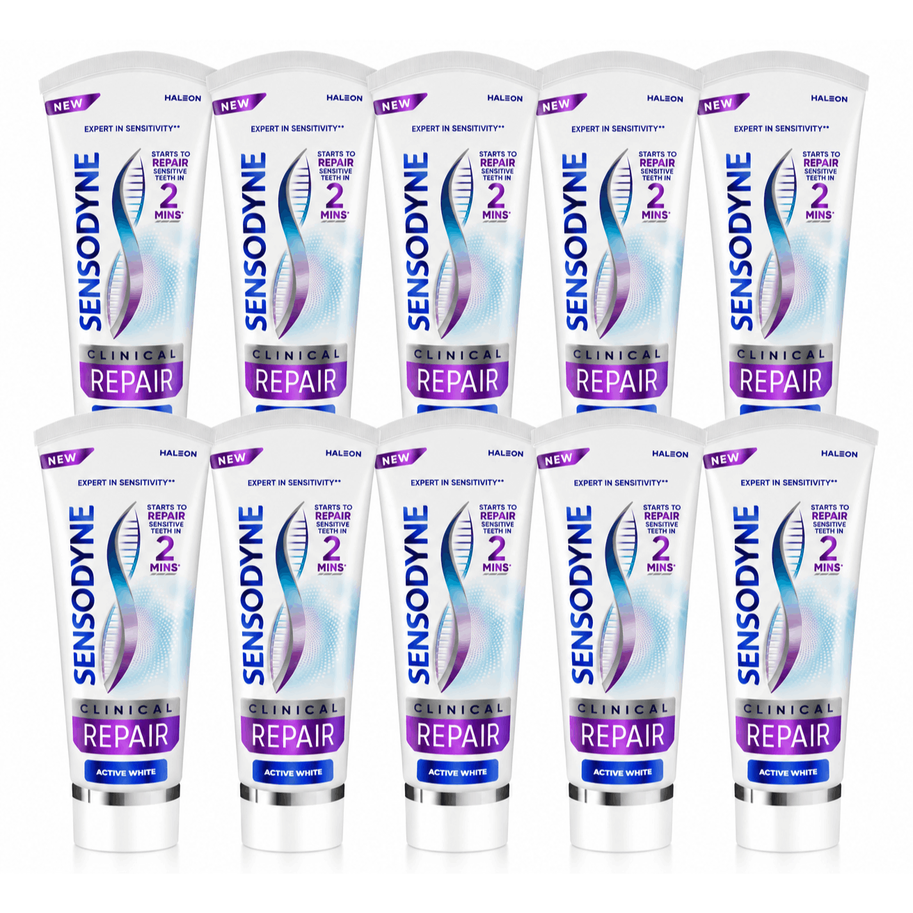 Image of Repair Toothpaste, 5% , For Sensitive Teeth 10x75ml