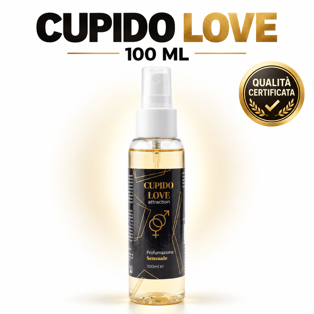 Image of Love Perfumed Water For Men With Pheromones | Fresh And | Men's Body Spray | 100 Ml