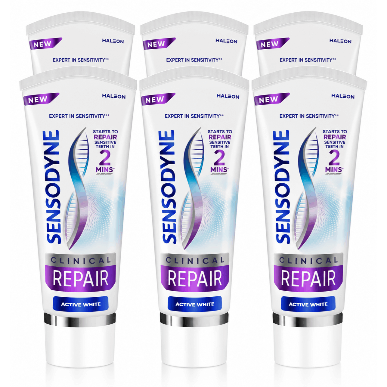 Image of Repair Toothpaste, 5% , For Sensitive Teeth 6x75ml