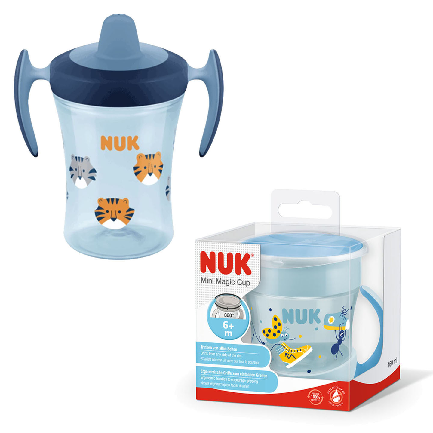 Image of Mini Magic Cup & Trainer Cup Set Blue (2pcs)