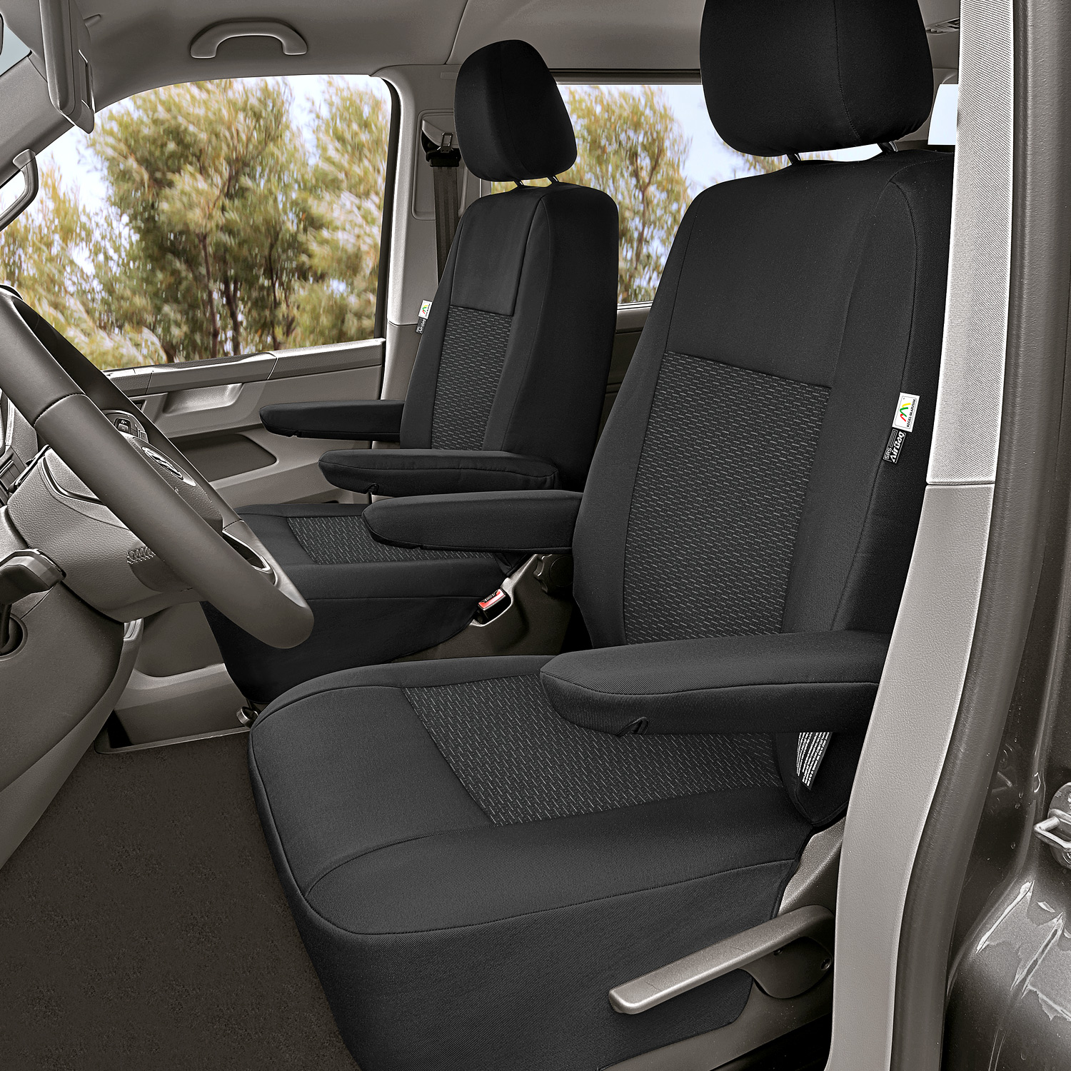 Image of Vw T5 2003 - 2015 Front Seat Covers, Seat Cover, Passenger Seat Cover