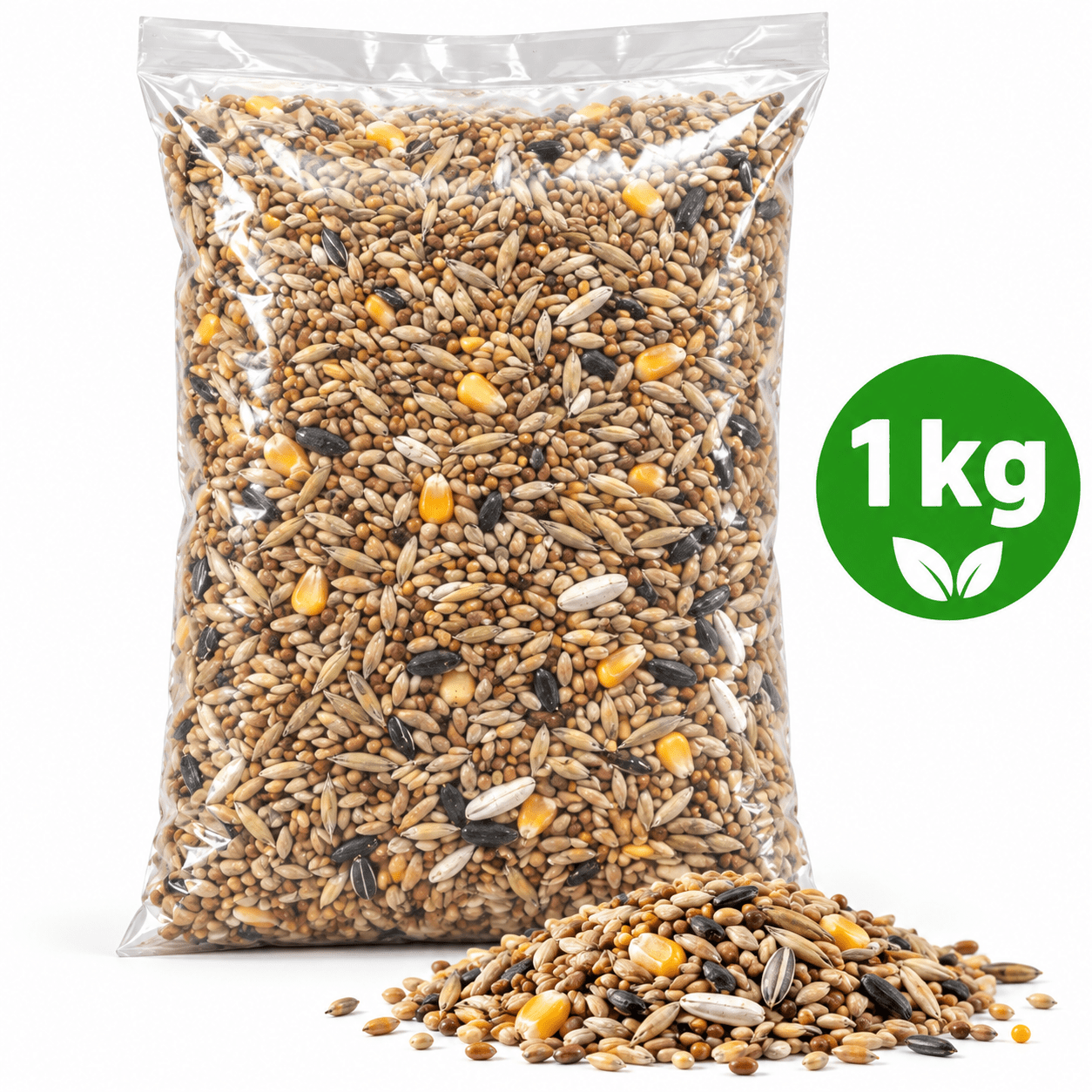 Image of 1 Kg / 4.5 Kg – All- Food For , , Tree , & Jays – With Black , Yellow , Red Sorghum , Corn, Oats & – Supplementary Feed For