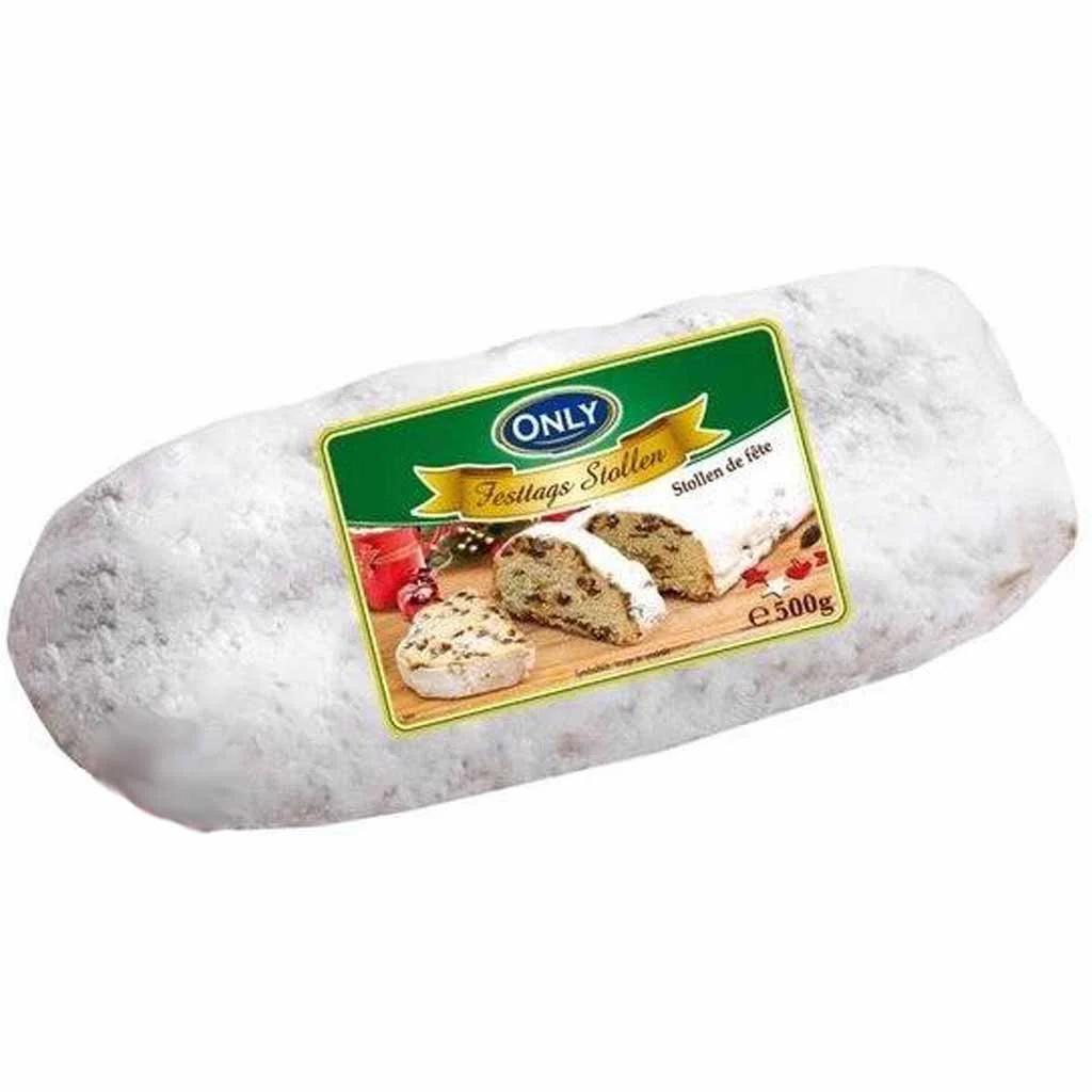 Image of Only - Holiday Stollen - Yeast Pastry With Raisins & Candied Fruits - 500g